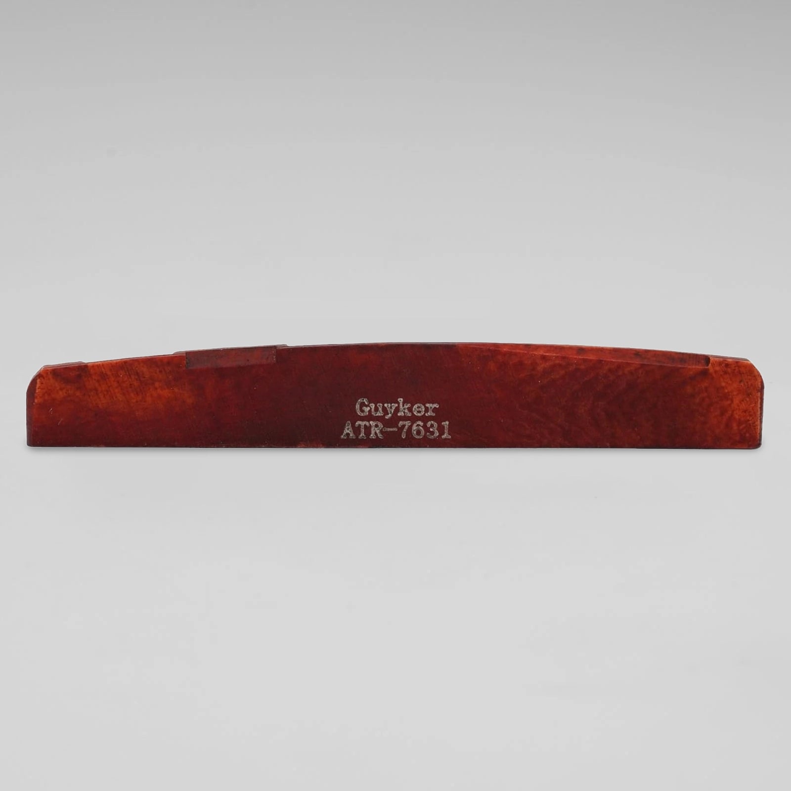 Guyker Red Bone Guitar Nut Flat Bottom & Raw for Acoustic Guitar