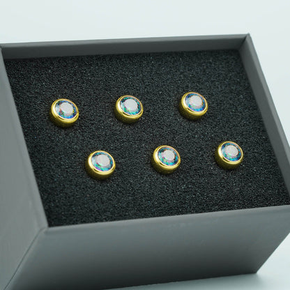 Acoustic Guitar Bridge Pins – Colored Diamond Inlays | Guyker
