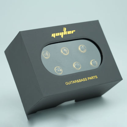 Acoustic Guitar Bridge Pins – Gold Foil Inlays | Guyker