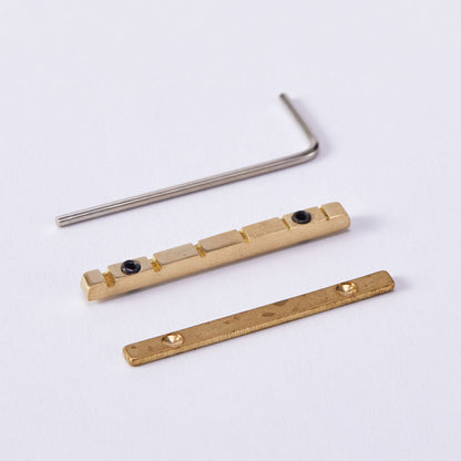 Adjustable Bell Brass Nut for 6-String ST Electric Guitars Guyker 