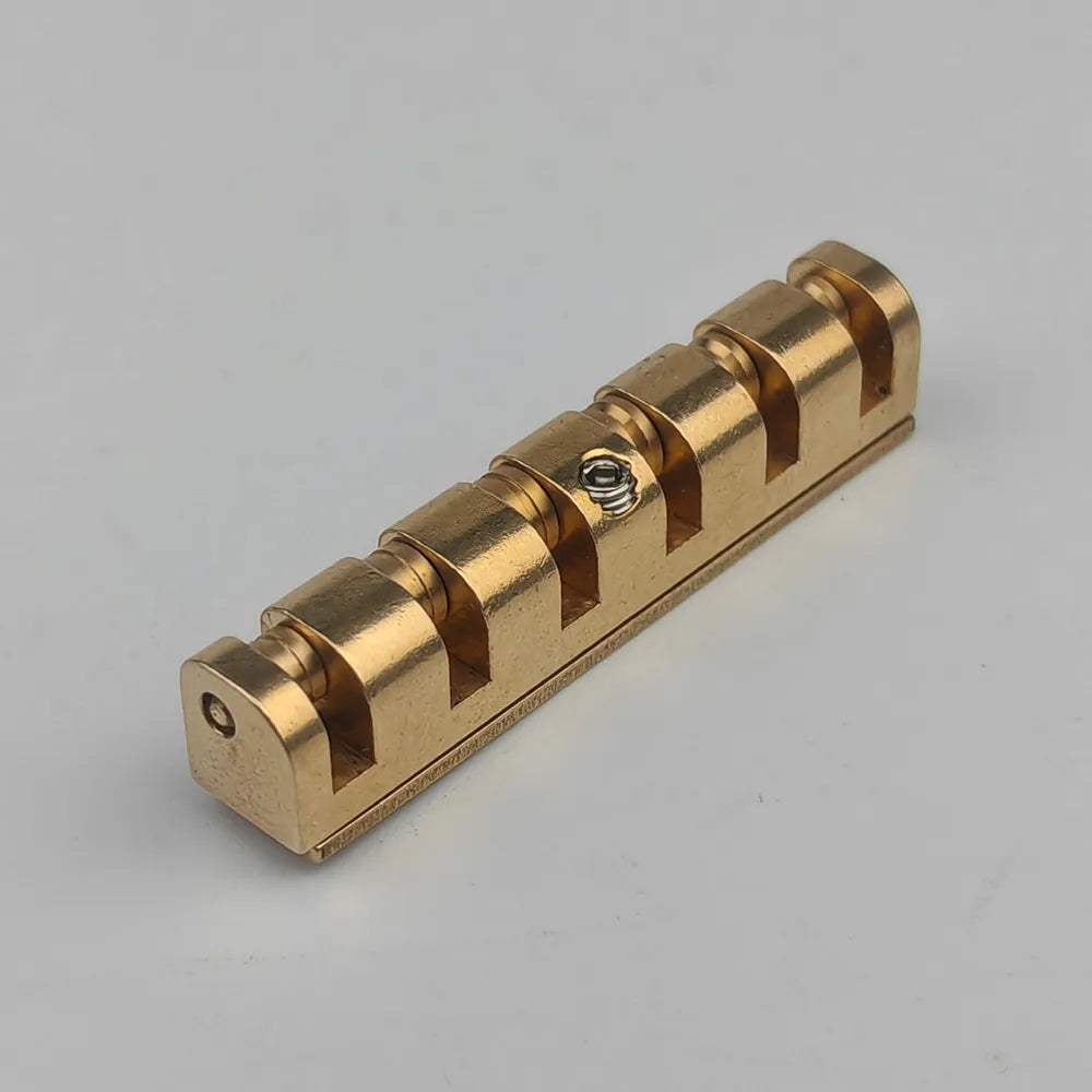 Guyker Height Adjustable 43mm Brass Roller Guitar Nut Replacement for LP SG Style Electric Guitars
