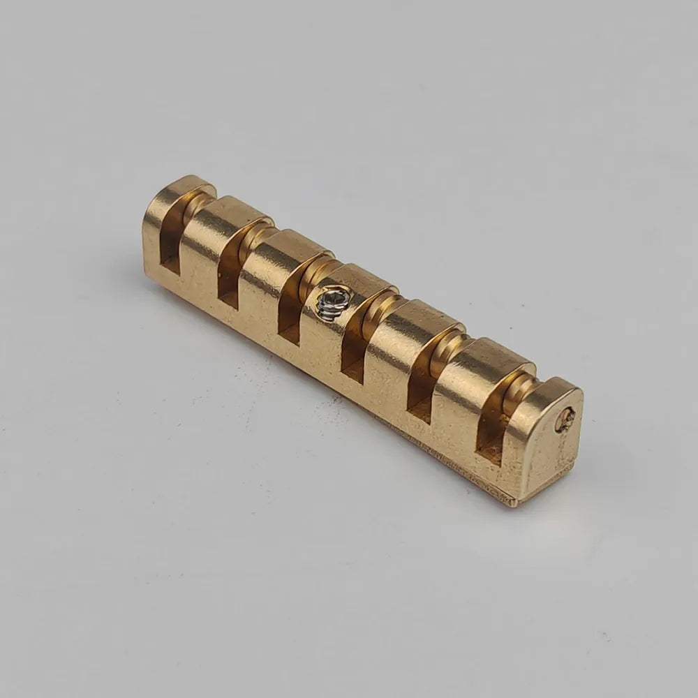 Guyker Height Adjustable 43mm Brass Roller Guitar Nut Replacement for LP SG Style Electric Guitars