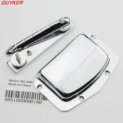 Adjustable Fixed Bridge Tailpiece For Vintage Electric Guitar Guyker