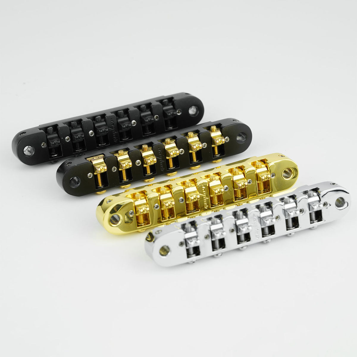 Adjustable Locking Bridge Stainless steel Saddles for Electric Guitars Guyker