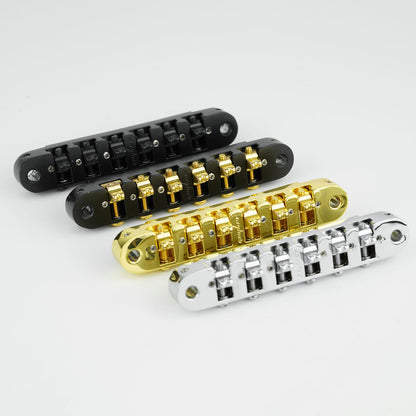 Adjustable Locking Bridge Stainless steel Saddles for Electric Guitars Guyker