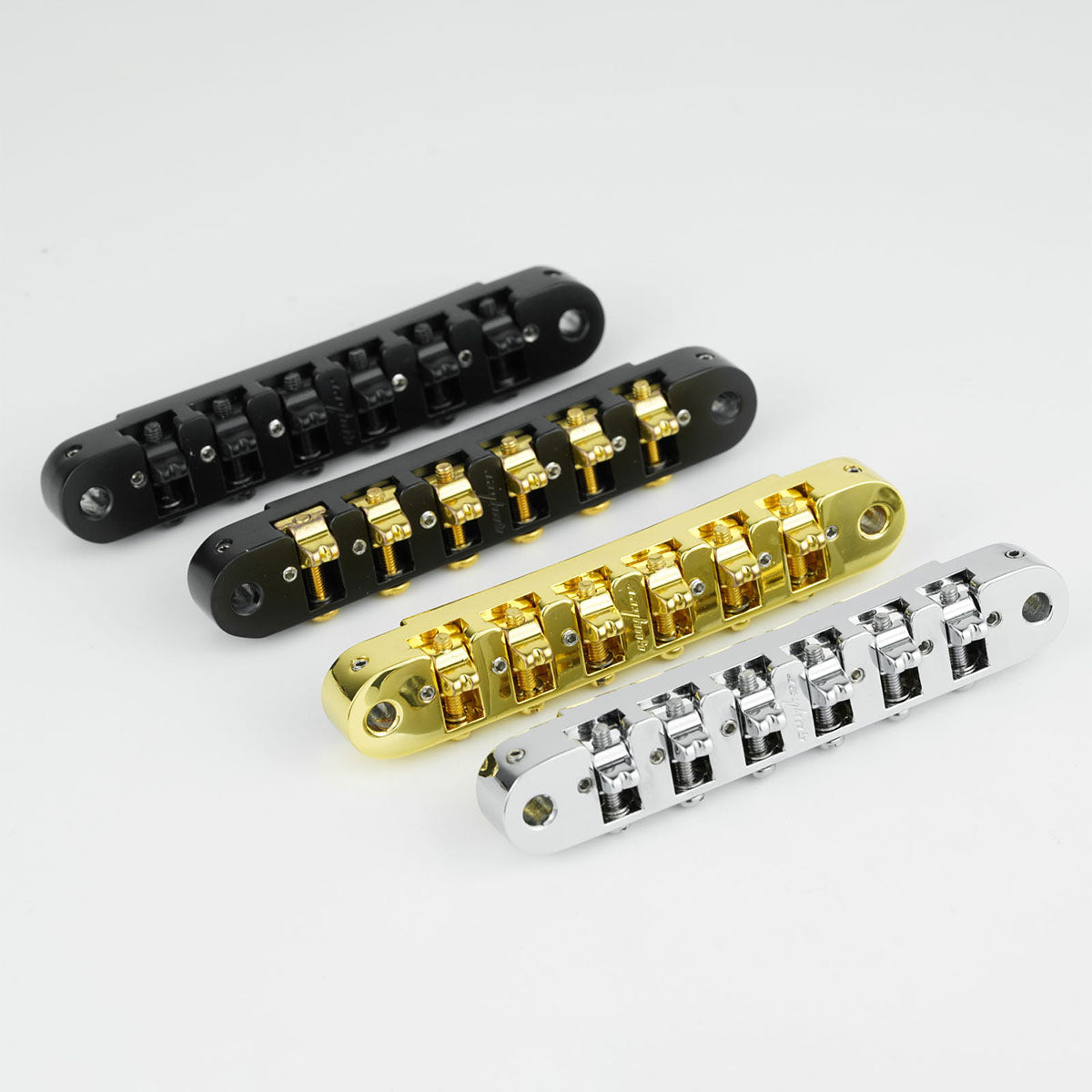 Adjustable Locking Bridge Stainless steel Saddles for Electric Guitars Guyker