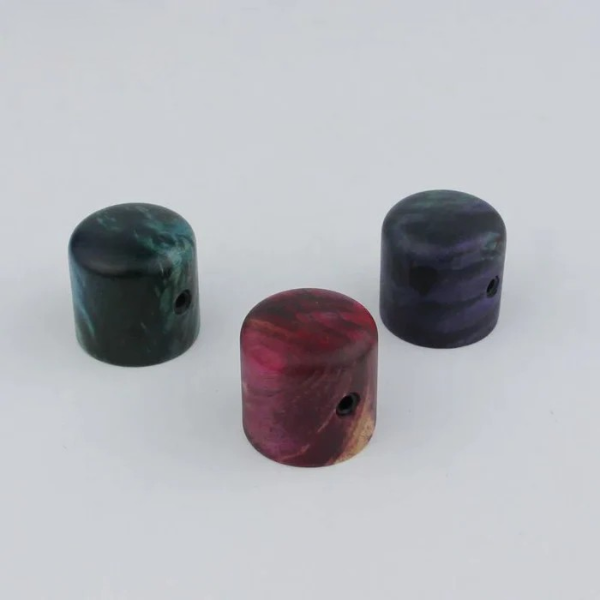 Adjustable Stabilized Wood Control Knobs for Guitar & Bass | Guyker
