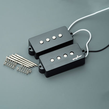  Alnico 5 Open Style P Bass Pickup Set for 4 String | Guyker