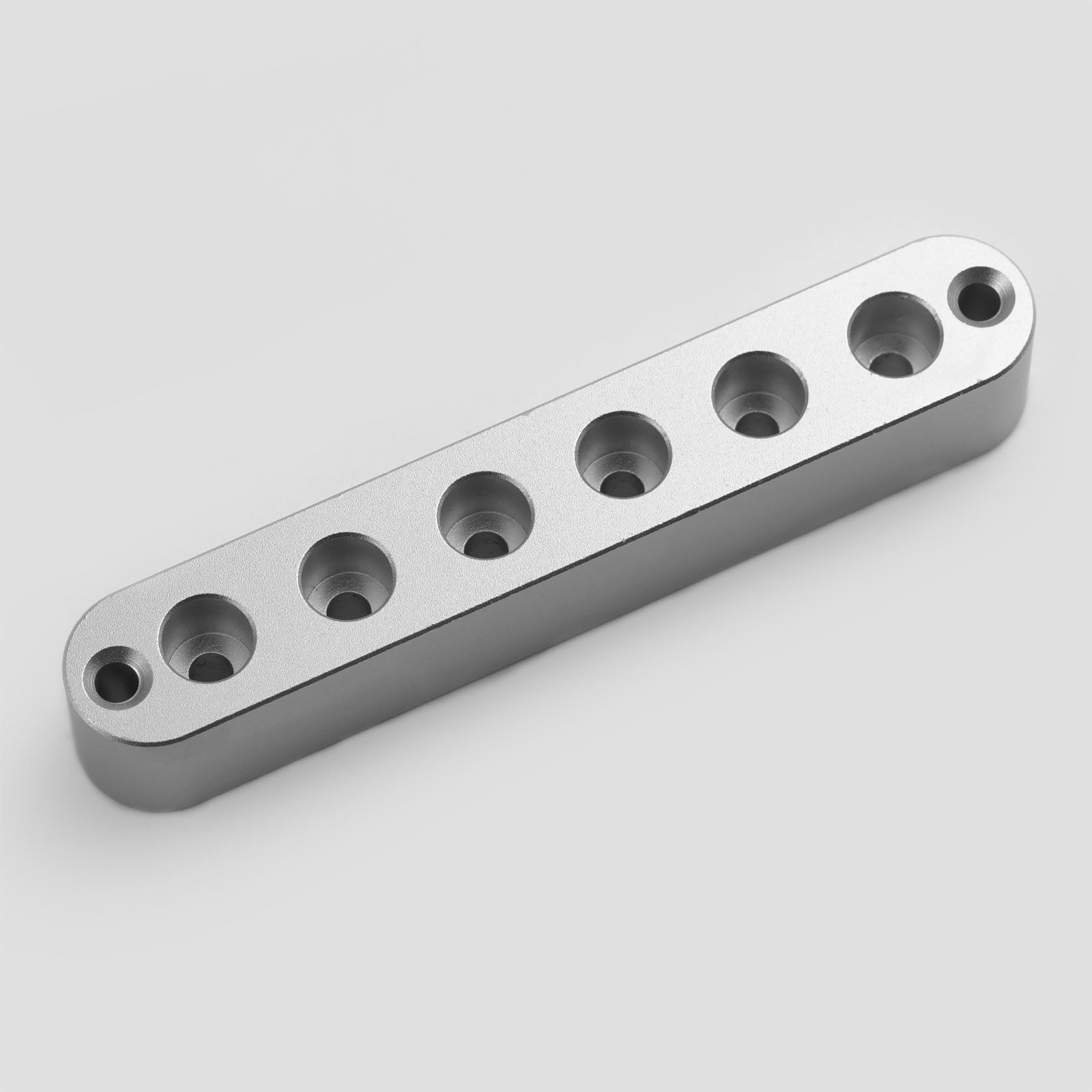 Aluminum 6-String Ferrule Block for Through-Body Guitars Guyker