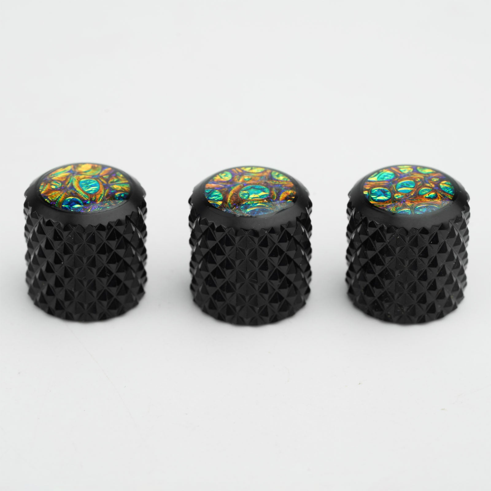 Aluminum Alloy Bass/Guitar Control Knob with Abalone Top | Guyker