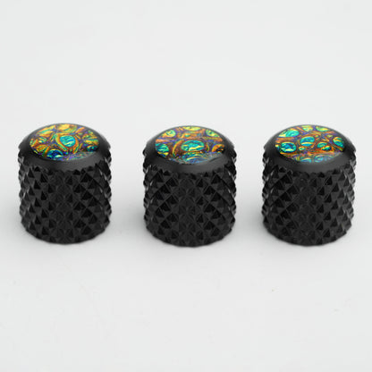 Aluminum Alloy Bass/Guitar Control Knob with Abalone Top | Guyker