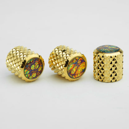 Aluminum Alloy Bass/Guitar Control Knob with Abalone Top | Guyker