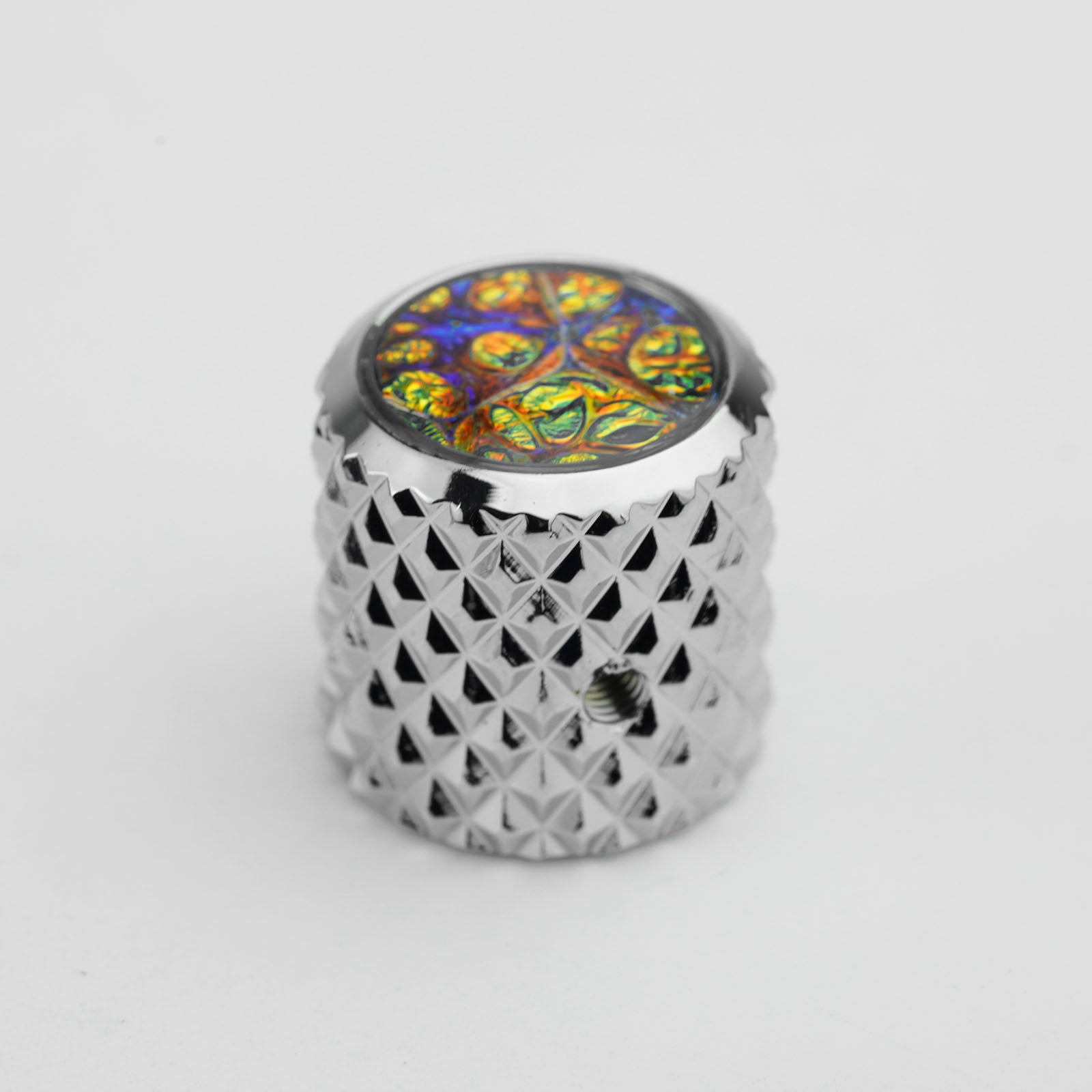 Aluminum Alloy Bass/Guitar Control Knob with Abalone Top | Guyker