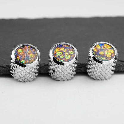 Aluminum Alloy Bass/Guitar Control Knob with Abalone Top | Guyker