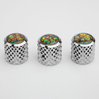 Aluminum Alloy Bass/Guitar Control Knob with Abalone Top | Guyker
