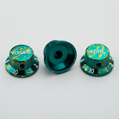 Aluminum Alloy Control Knob Dia. 6.3mm for Guitar & Bass | Guyker