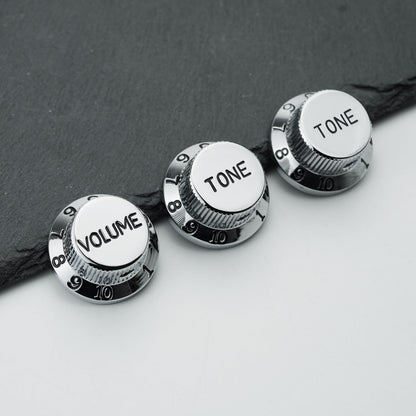 Aluminum Alloy Control Knob Dia. 6.3mm for Guitar & Bass | Guyker