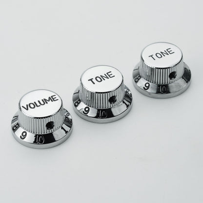 Aluminum Alloy Control Knob Dia. 6.3mm for Guitar & Bass | Guyker