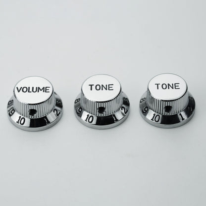 Aluminum Alloy Control Knob Dia. 6.3mm for Guitar & Bass | Guyker