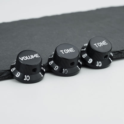 Aluminum Alloy Control Knob Dia. 6.3mm for Guitar & Bass | Guyker