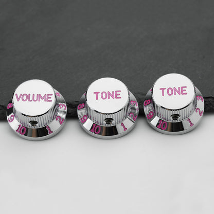 Aluminum Alloy Control Knob Dia. 6.3mm for Guitar & Bass | Guyker