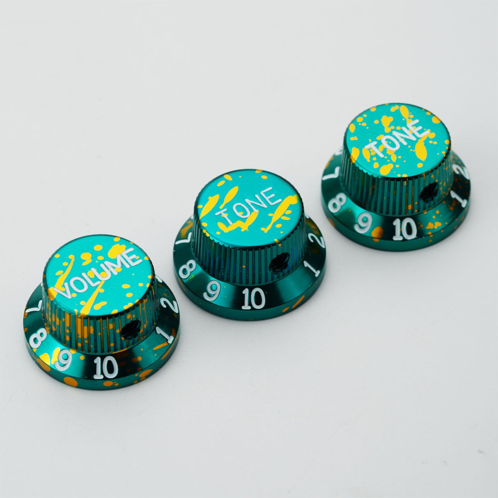 Aluminum Alloy Control Knob Dia. 6.3mm for Guitar & Bass | Guyker