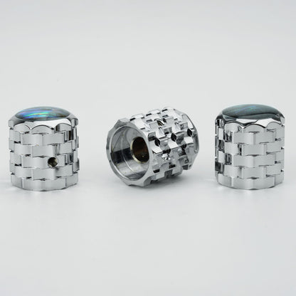 Aluminum Control Knob with Shell Inlay Dia. 6mm for Electric Guitar & Bass | Guyker