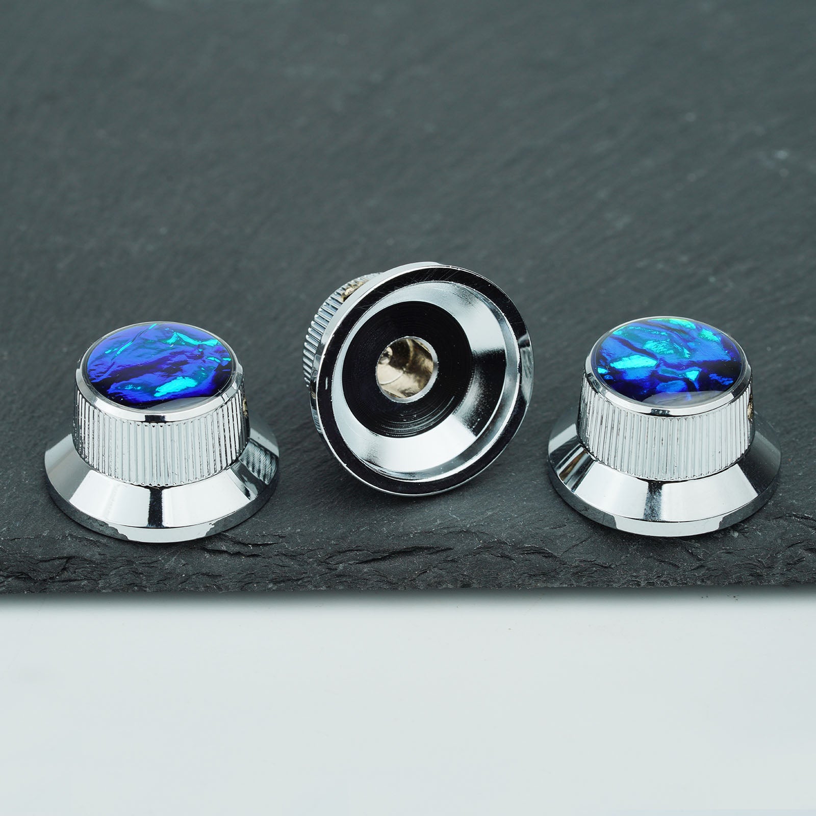 Aluminum Control Knobs Dia. 6.3mm for Electric Guitar & Bass | Guyker