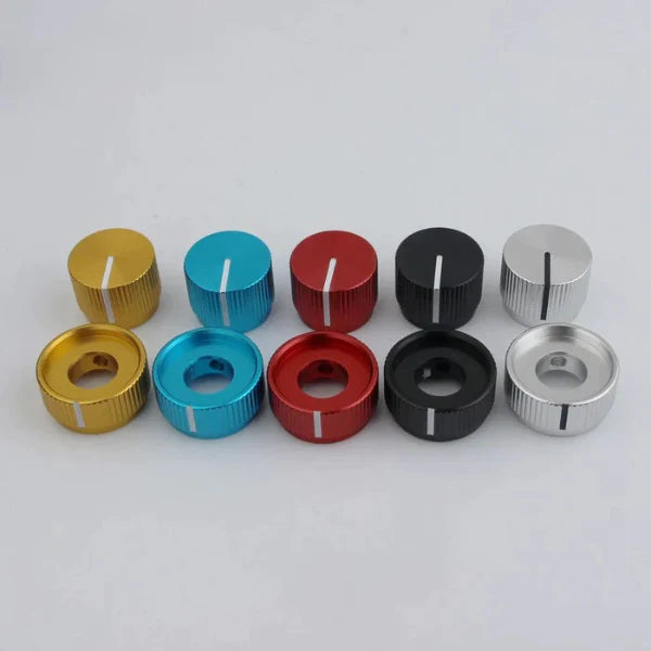 Aluminum Dual Concentric Control Knob for Electric Bass – Available in Five Colors | Guyker
