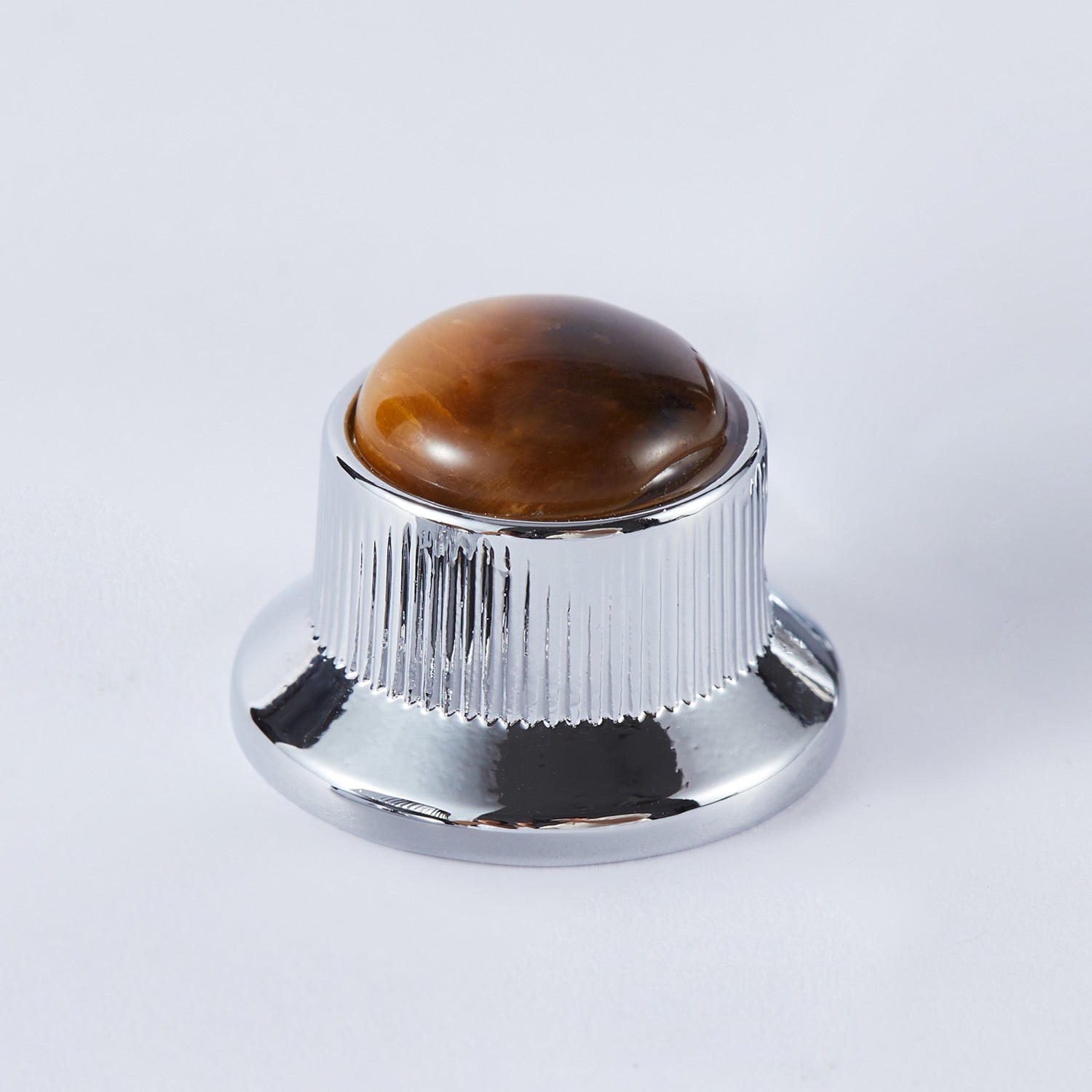 Amber Surface Metal Control Knobs Dia. 6mm for Electric Guitar & Bass | Guyker