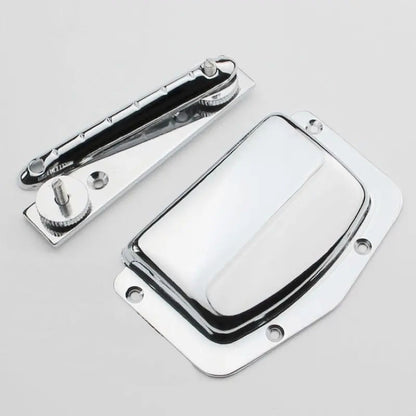 BG3001 Adjustable Fixed Chrome Bridge Tailpiece For Vintage Electric Guitar Replacement Tool And Cover