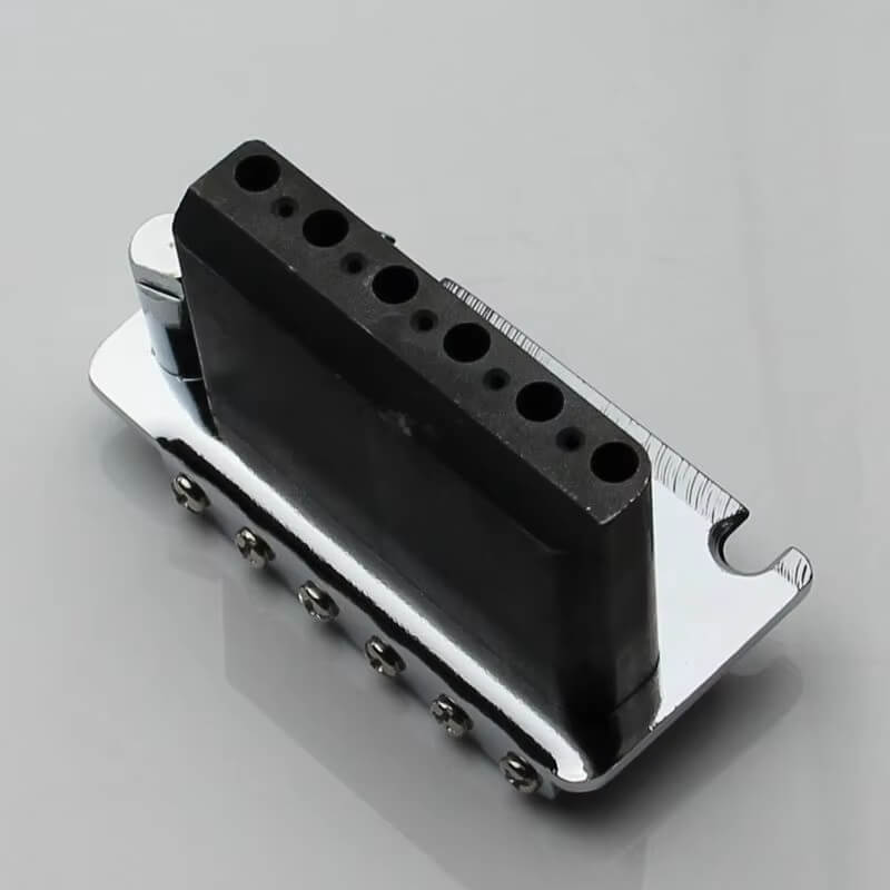 BS184 Double Swing Tremolo for Electric Guitar with 10.8mm String Spacing, Steel Saddles, and  Brass Block