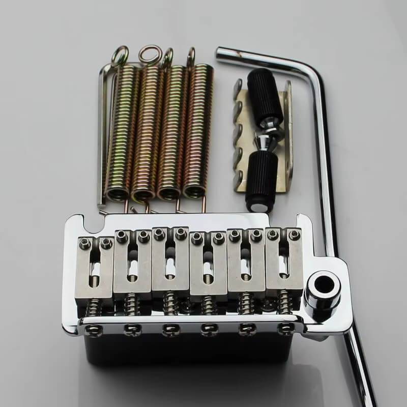 BS184 Double Swing Tremolo for Electric Guitar with 10.8mm String Spacing, Steel Saddles, and  Brass Block