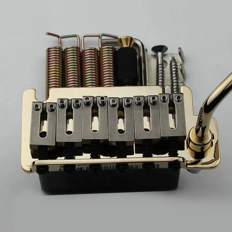 BS184 La Guitarra Eléctrica con Tremolo de Doble Palanca Espaciado de Cuerdas de 10.8mm Cejillas y Bloque de Acero