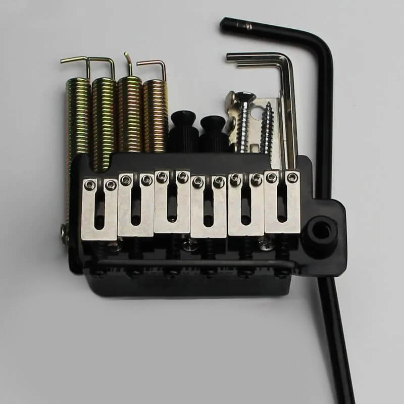 BS184 La Guitarra Eléctrica con Tremolo de Doble Palanca Espaciado de Cuerdas de 10.8mm Cejillas y Bloque de Acero