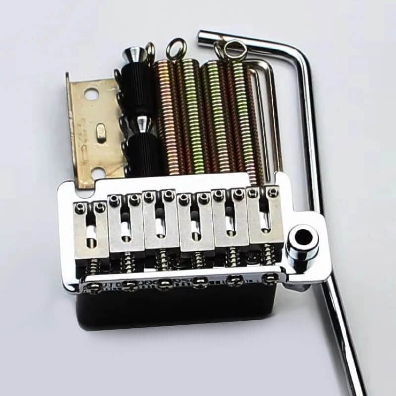 BS184 La Guitarra Eléctrica con Tremolo de Doble Palanca Espaciado de Cuerdas de 10.8mm Cejillas y Bloque de Acero