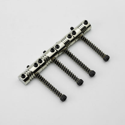 BS403-brass 4 PCs Highgrade String Pitch 19mm Brass Compensated Saddles Set with Wrench(black or chrome springs & screws)