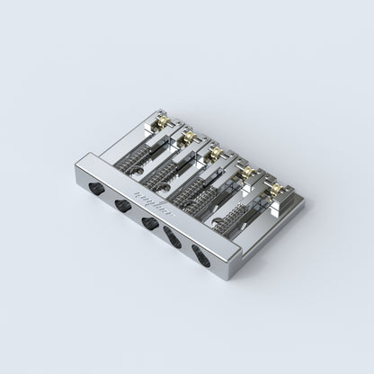 Bass Adjustable 5-String Brass Roller Bridge Guyker
