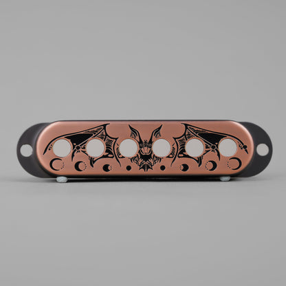 Bat Wings Brass Single Pickup Covers for Stratocaster®| Guyker
