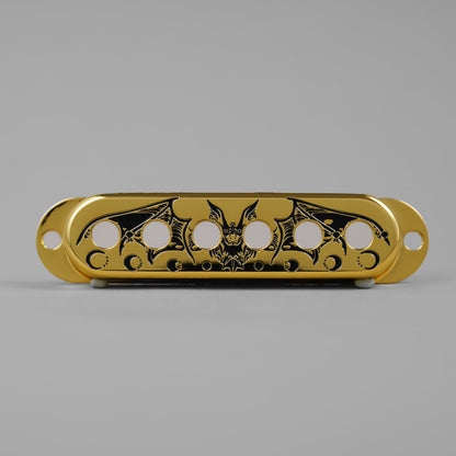 Bat Wings Brass Single Pickup Covers for Stratocaster®| Guyker