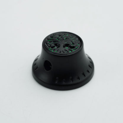 Bell‑Shaped Aluminum Control Knobs with Tree of Life Top Dia. 6.3mm for Electric Guitar & Bass | Guyker