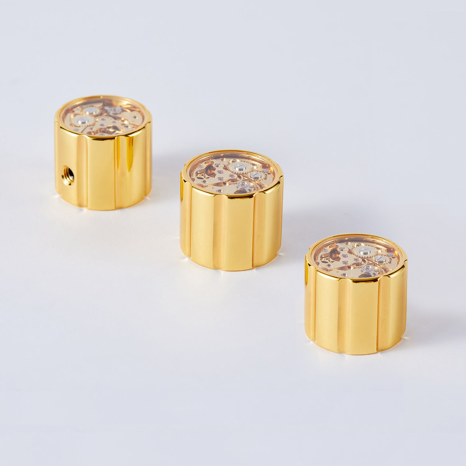 Brass Flat Top Control Knobs Dia. 6mm for Electric Guitar | Guyker