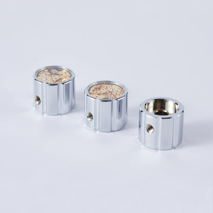Brass Flat Top Control Knobs Dia. 6mm for Electric Guitar | Guyker