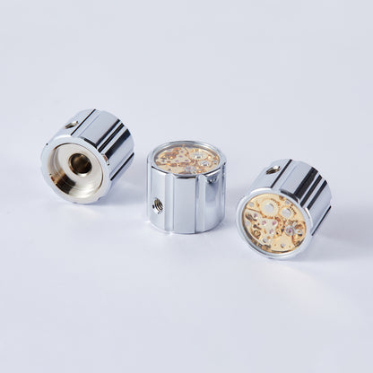 Brass Flat Top Control Knobs Dia. 6mm for Electric Guitar | Guyker