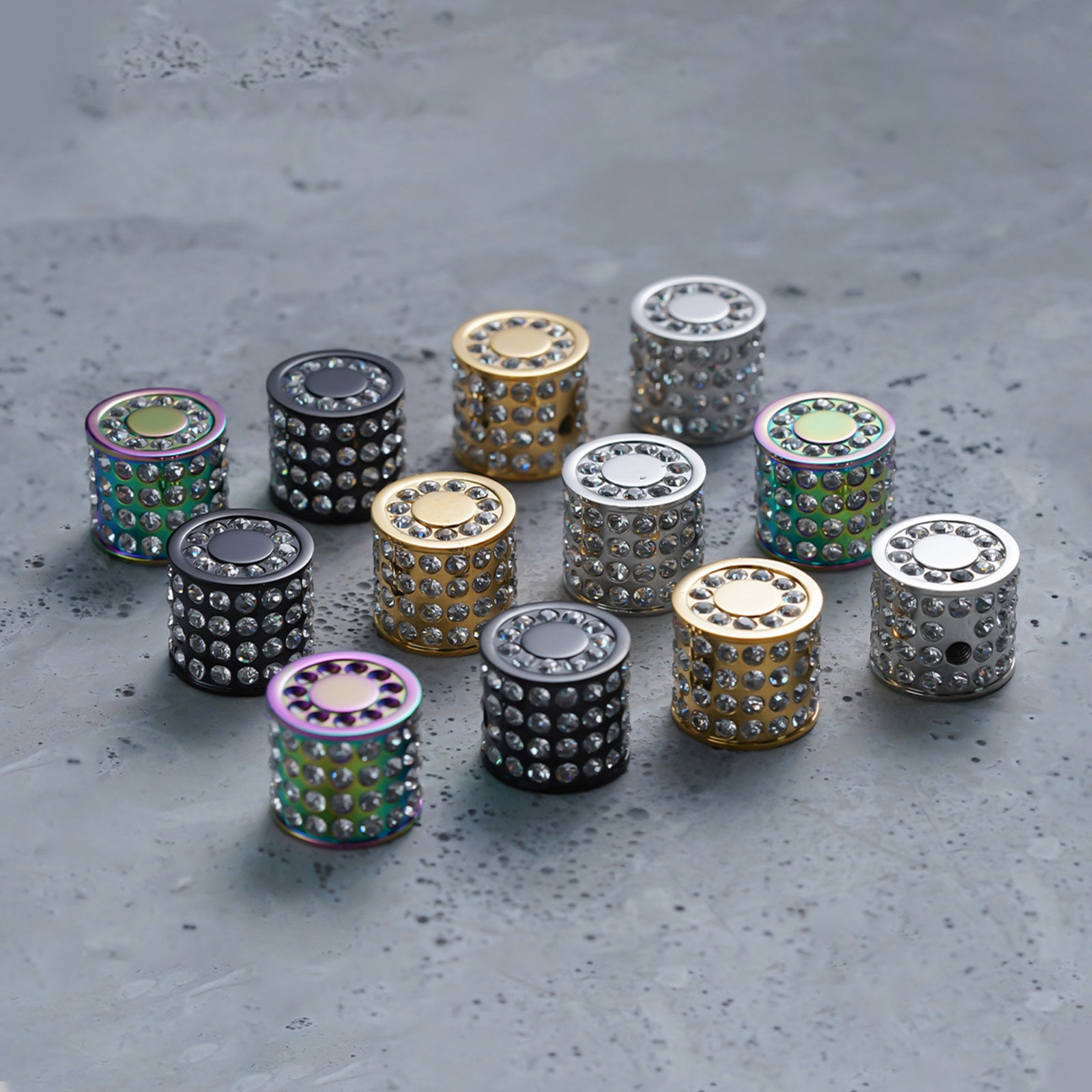 Broken Diamond Style Control Knobs Dia. 6mm for Electric Guitar & Bass | Guyker
