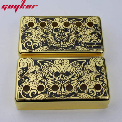 Butterfly Pattern Humbucker Pickup Covers for LP Guitars | Guyker 