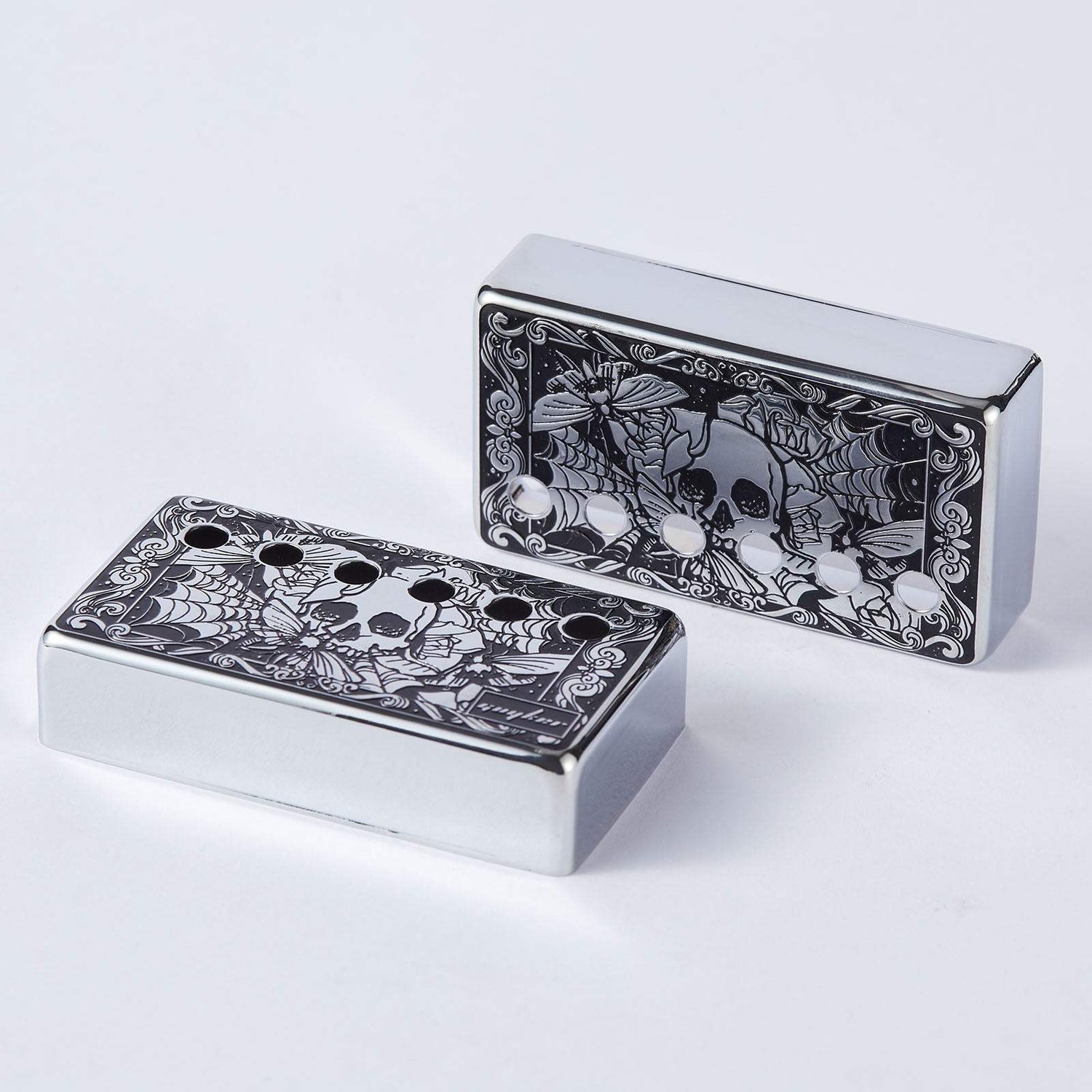 50-52MM Cool Humbucker Cupronickel Material Guitar Pickup Covers Set