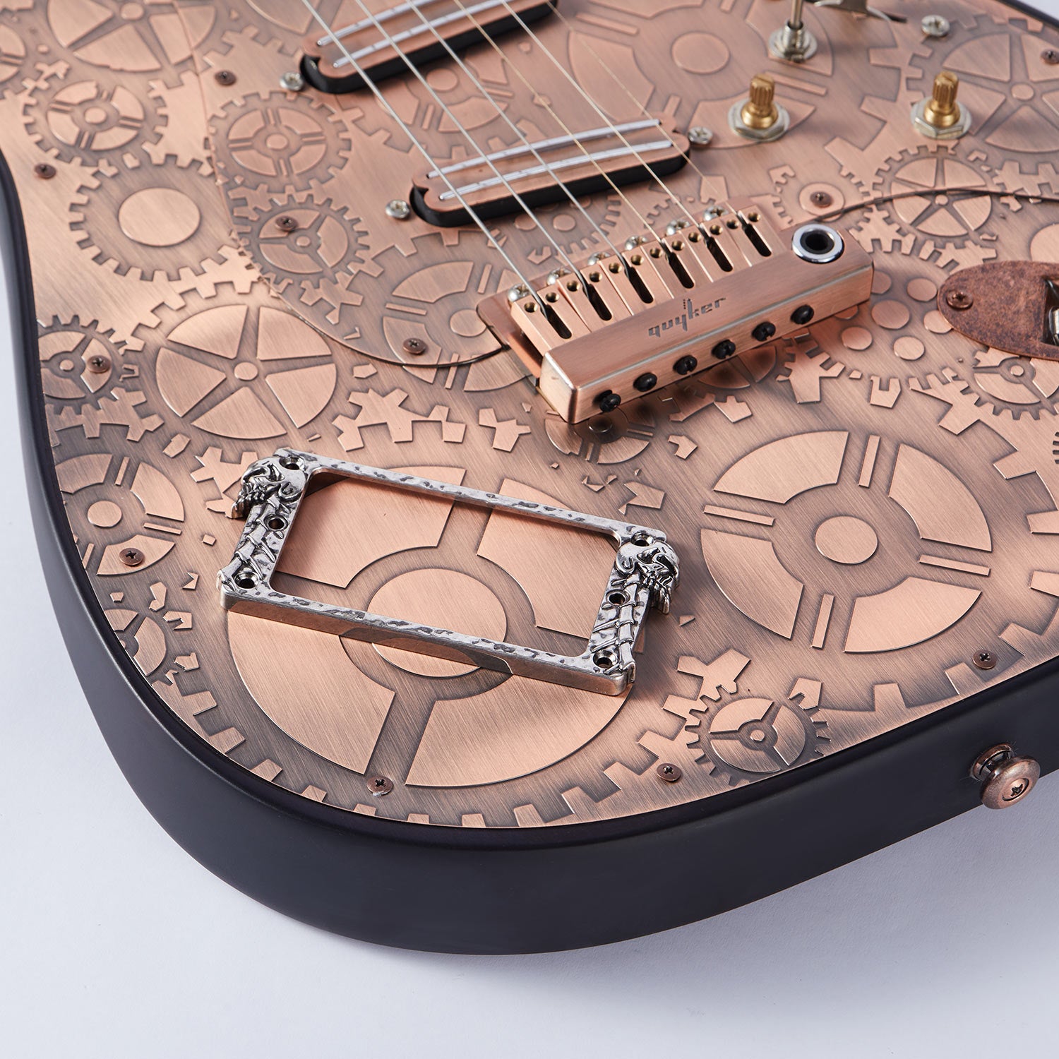 A premium pickup frame designed for a variety of electric guitars.