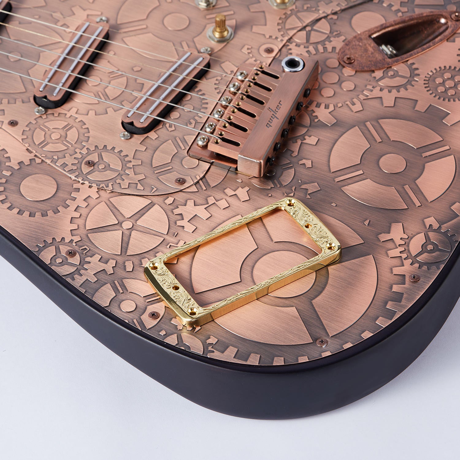 A sturdy and adaptable pickup frame engineered for various electric guitar styles.
