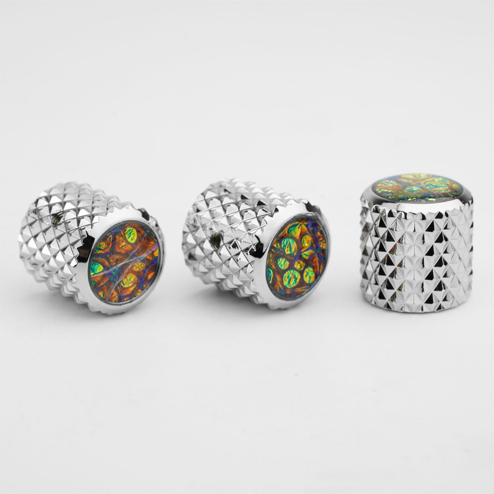 Guyker CKB029D Aluminum Alloy Guitar/Bass Control Knob with Abalone Top